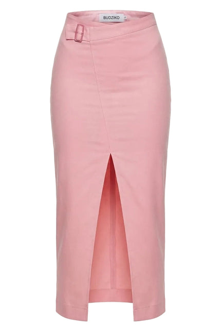 BÚDZIKO | ROSÉ ASYMMETRIC SKIRT