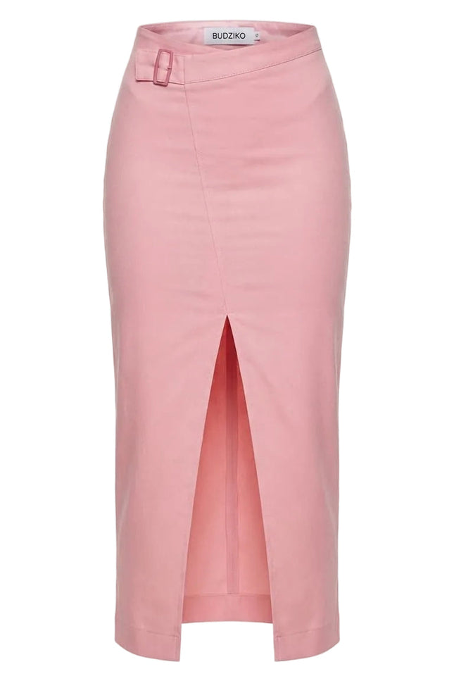 BÚDZIKO | ROSÉ ASYMMETRIC SKIRT