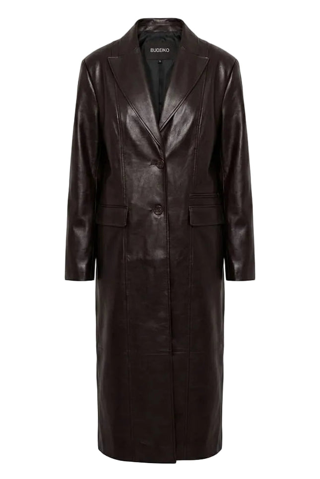 BÚDZIKO | VIVIENNE FAUX LEATHER COAT