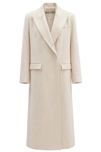 BÚDZIKO | COPENHAGEN MILKY WHITE WOOLEN COAT
