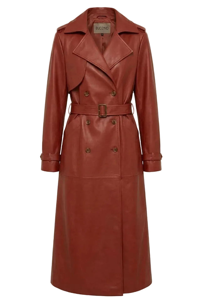 BÚDZIKO | NYC BLACK PATENT LEATHER TRENCH COAT