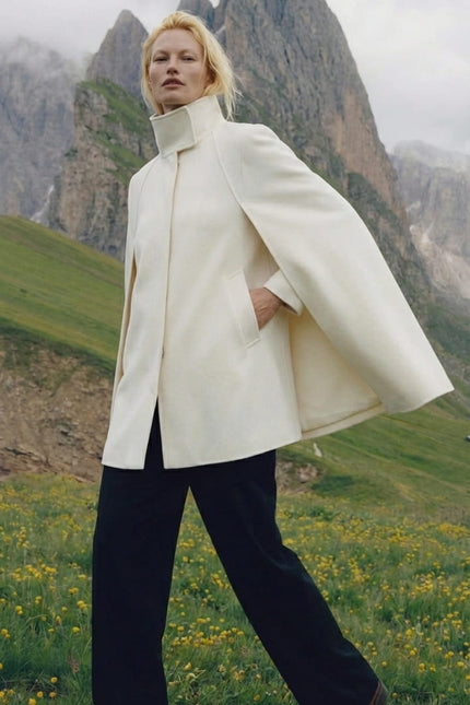 The Aura Wool Cape — product view 6