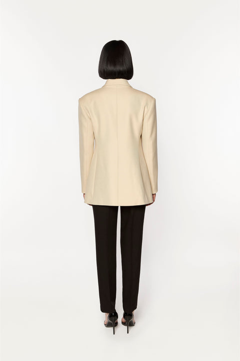 GIODORO | Gianza Off-White Wool Blazer