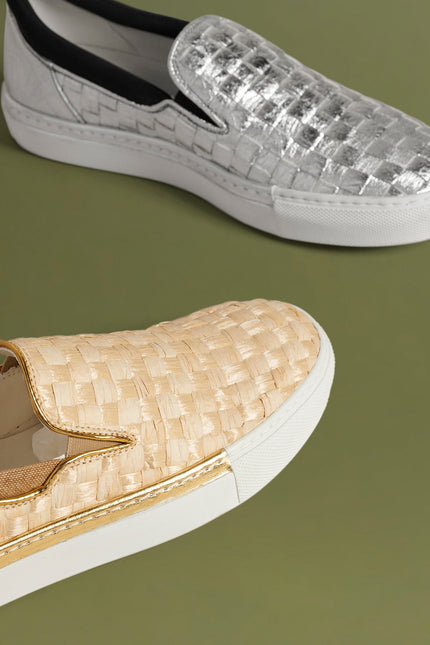O2 Monde | Greta Loafers wooven natural