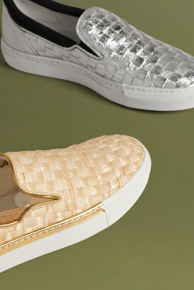 O2 Monde | Greta Loafers wooven natural