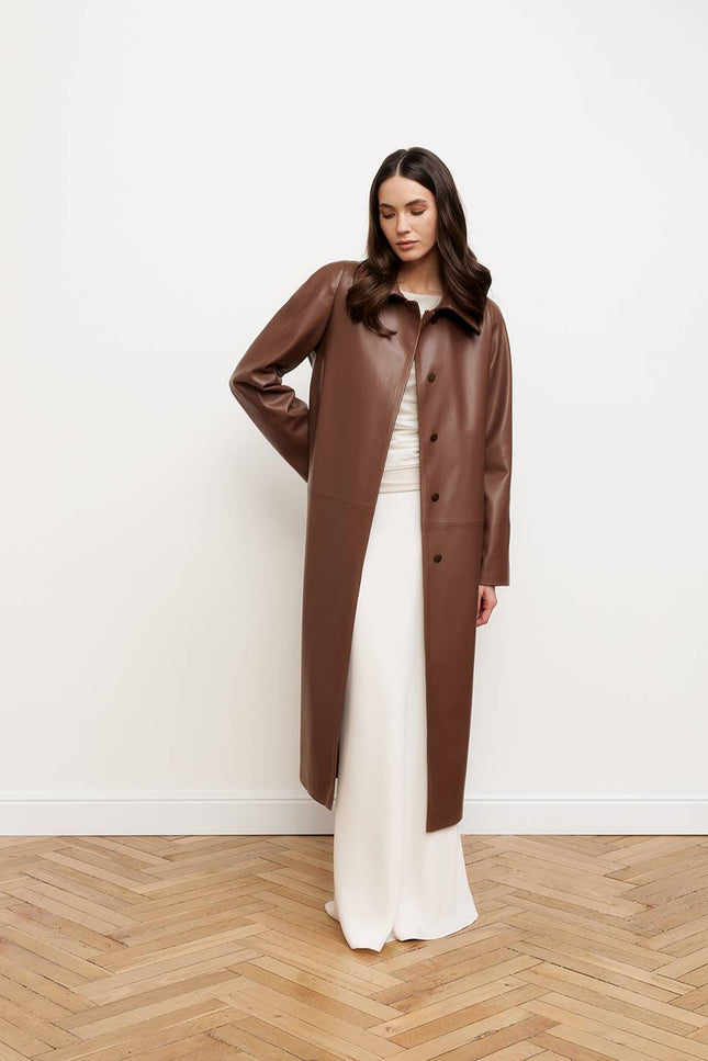 Kolosova | BROWN RAINCOAT