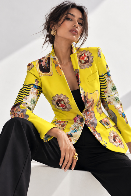 Custom-Made Tailored Blazer - Special Print