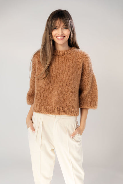 Onika Knitwear | Camel Jumper