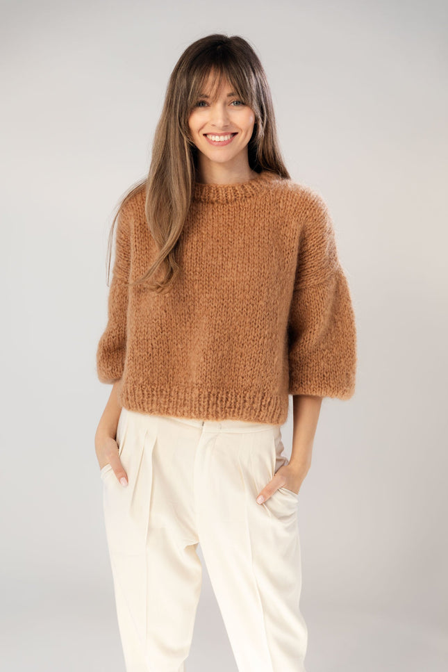 Onika Knitwear | Camel Jumper