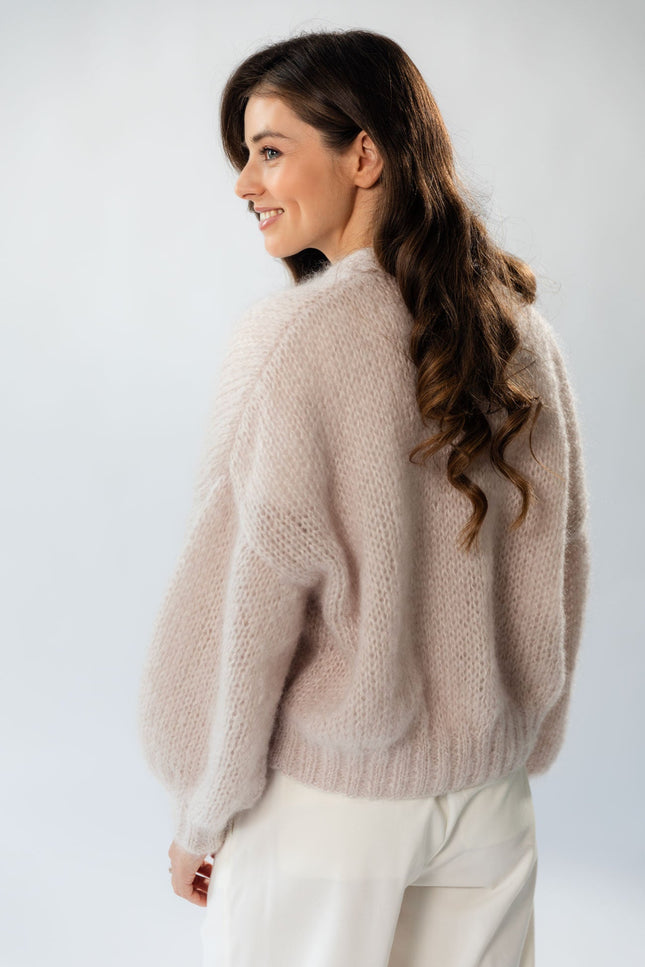 Onika Knitwear | Cardigan with Balloon Sleeves