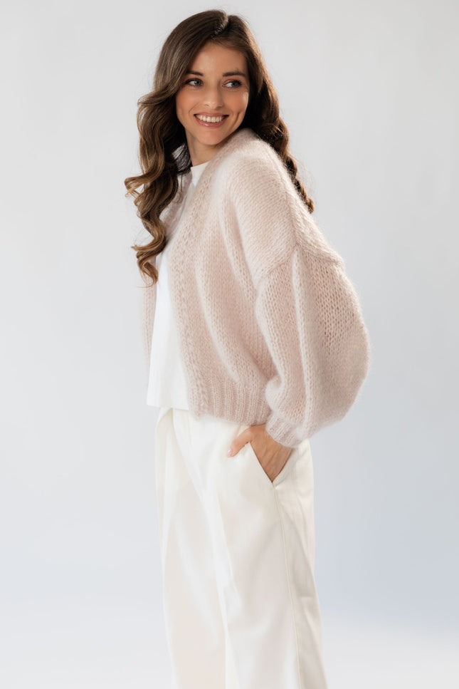 Onika Knitwear | Cardigan with Balloon Sleeves