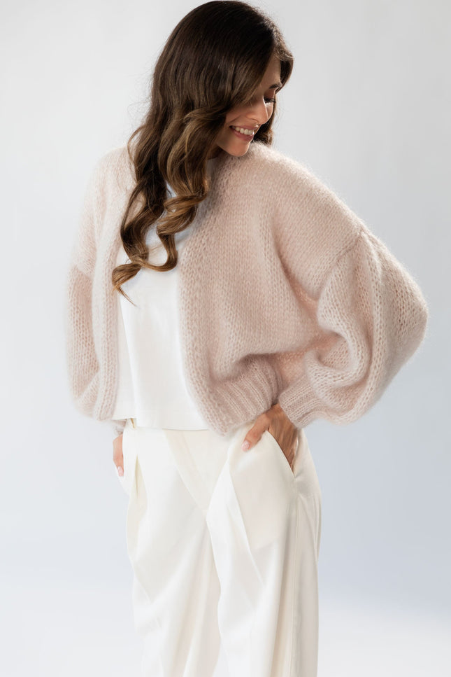Onika Knitwear | Cardigan with Balloon Sleeves