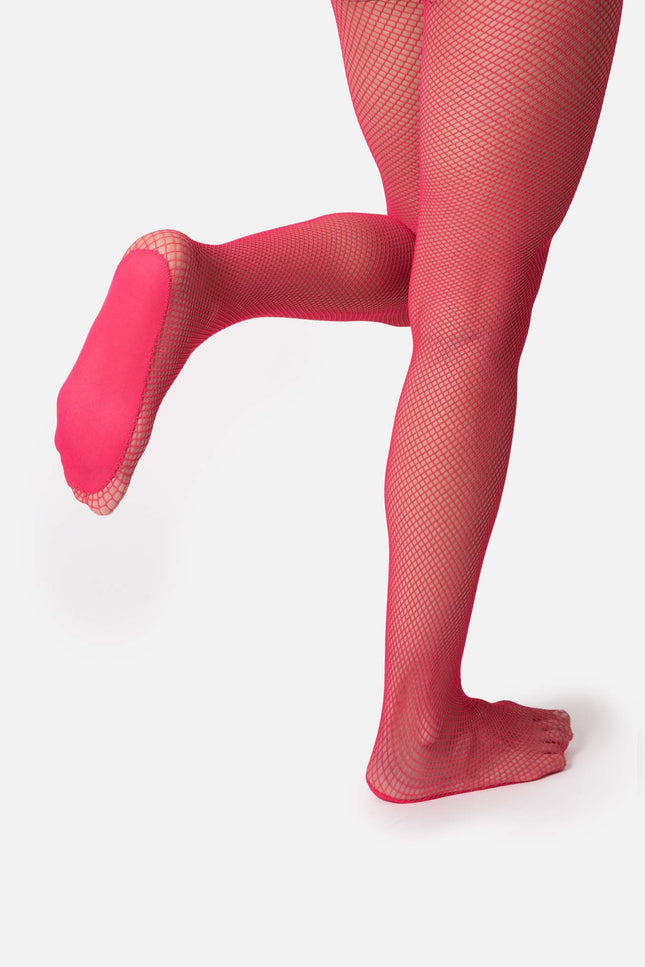 Hēdoïne | Fishnet Tights Pink The Drama