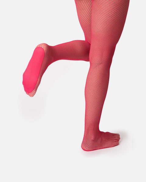 Hēdoïne | Fishnet Tights Pink The Drama