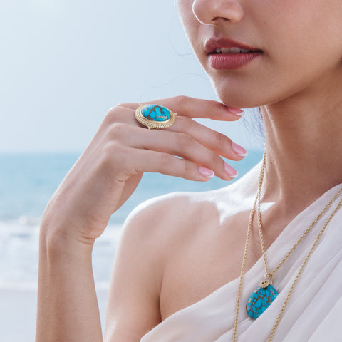 Arvino | Turquoise Emblem Ring