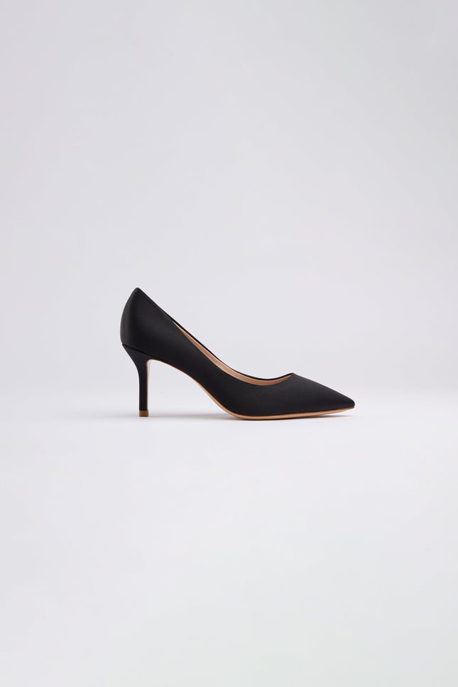 Icy Wong | Silk Mid Pumps
