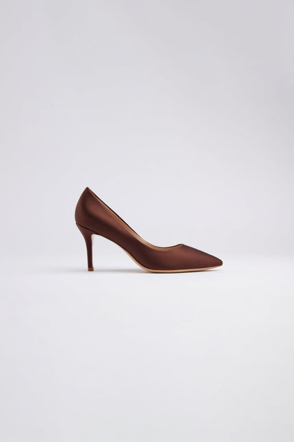 Icy Wong | Silk Mid Pumps