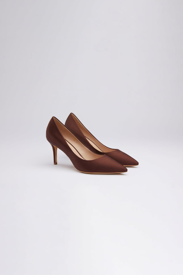 Icy Wong | Silk Mid Pumps
