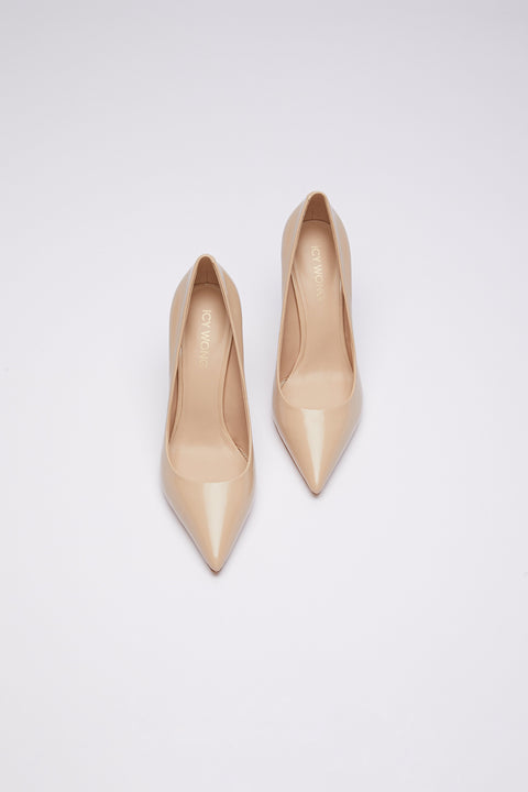 Icy Wong | Brushed Leather Pumps