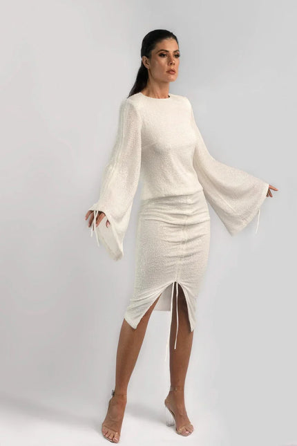 Anitabel | Charlotte Sequin Top In cream