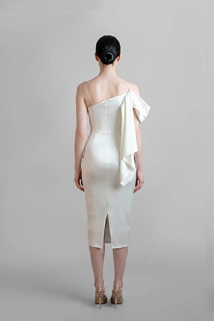 Anitabel | SASHA MIDI DRESS- WHITE