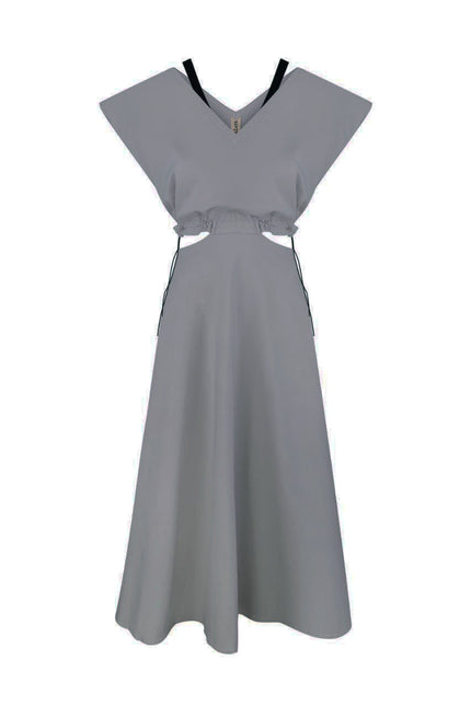 Selera | Grey Cotton Dress