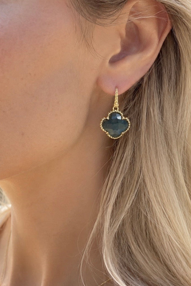 Giselle Vale | Tyche Gemstone Earrings Labradorite