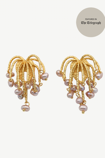 Miss Cecilia | Firework Freshwater Pearl Earrings