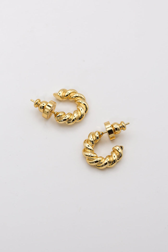 Miss Cecilia | Twisted Rope Hoops Earrings