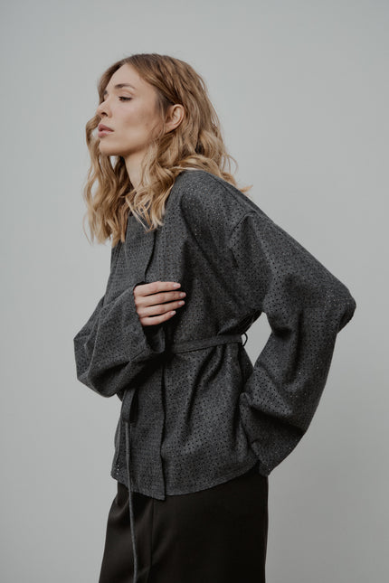 Selera | Perforated Wool Suit