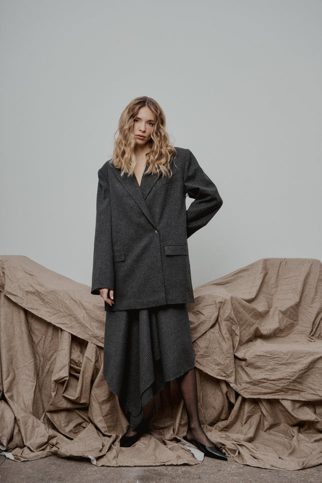 Selera | Oversized jacket with zippers