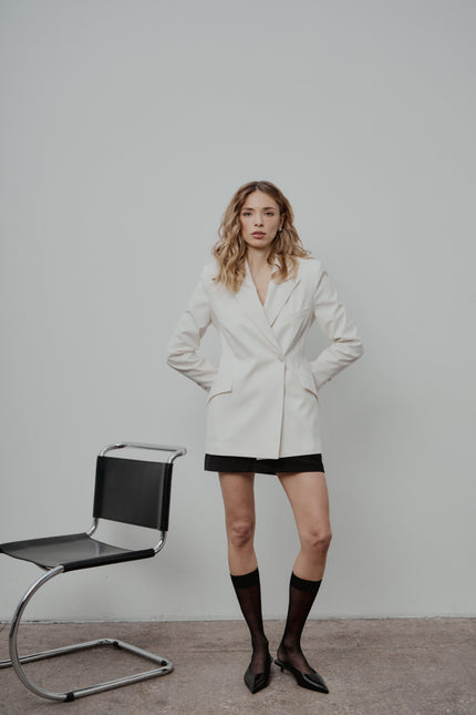 Selera | Ivory fitted jacket