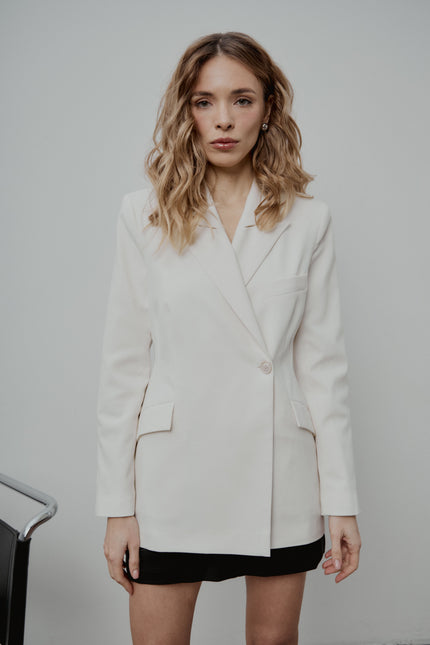 Selera | Ivory fitted jacket