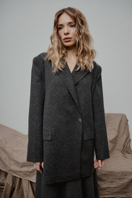Selera | Oversized jacket with zippers