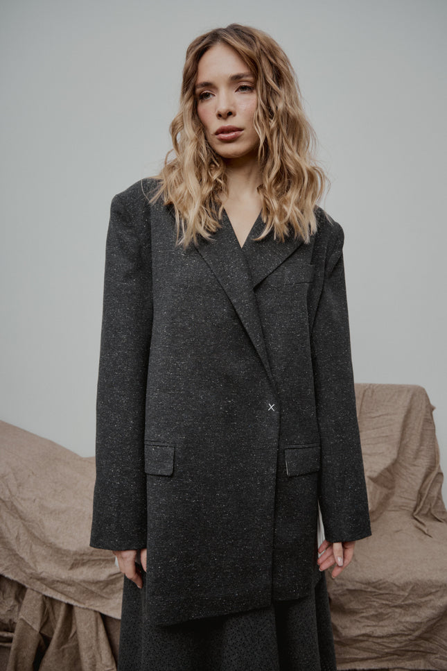 Selera | Oversized jacket with zippers