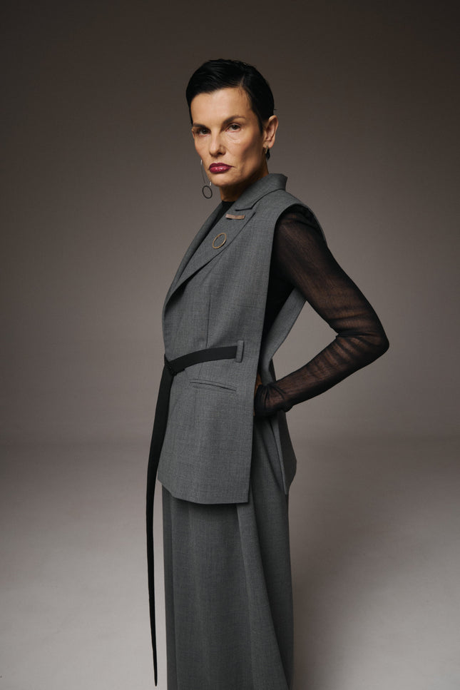 Selera | Long Wool Gilet