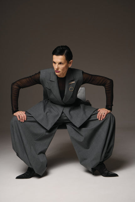 Baloon trouser and Vest set