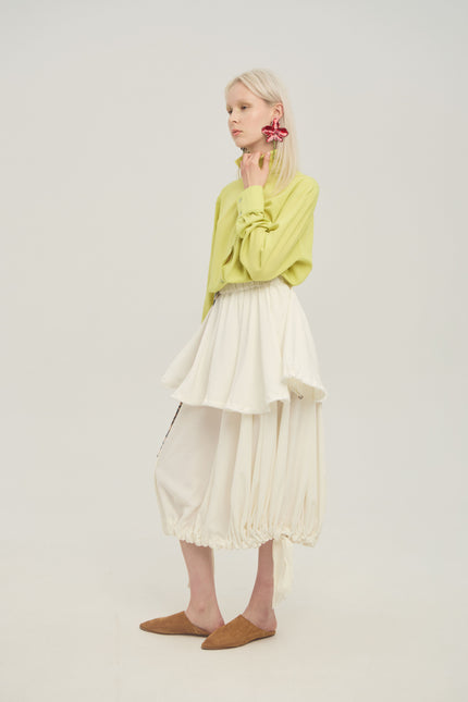 White Midi Skirt