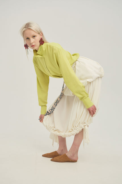 White Midi Skirt