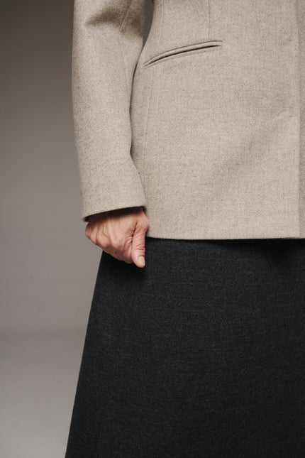 Fitted Wool Blazer