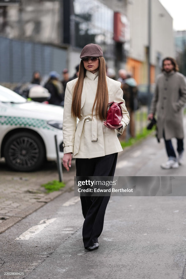 BÚDZIKO | LONDON MILKY FAUX LEATHER JACKET