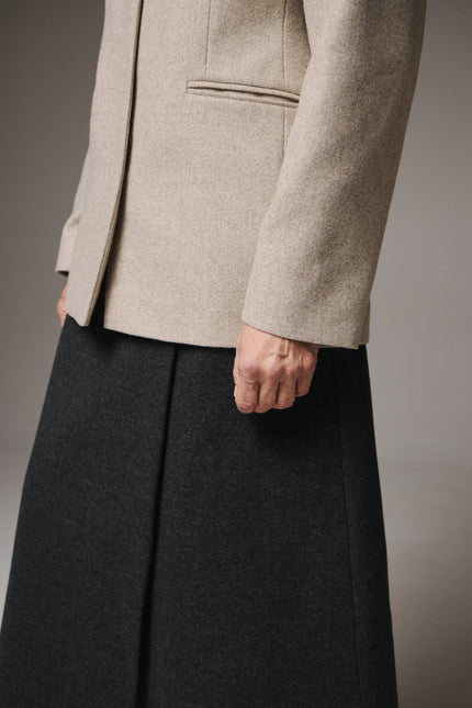 Fitted Wool Blazer