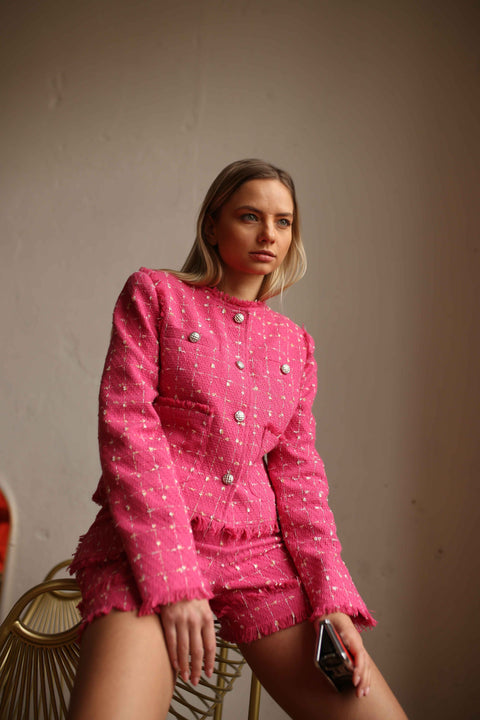 BÚDZIKO | STRAWBERRY TWEED SUIT
