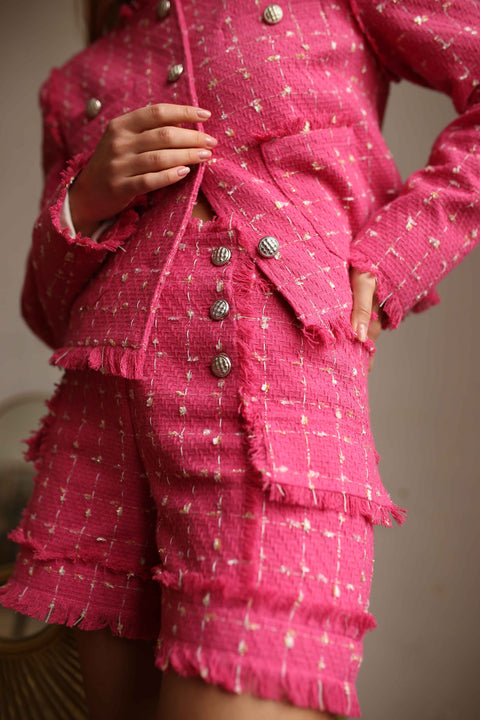 BÚDZIKO | STRAWBERRY TWEED SUIT