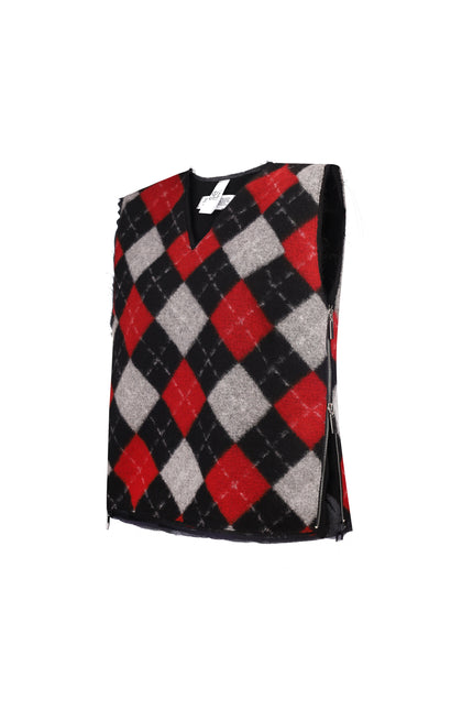 Selera | Woolen vest with zippers