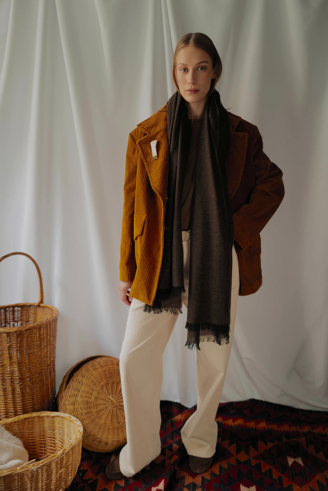 Tailored Corduroy Vintage Style Blazer EDINBURGH( Back to stock )