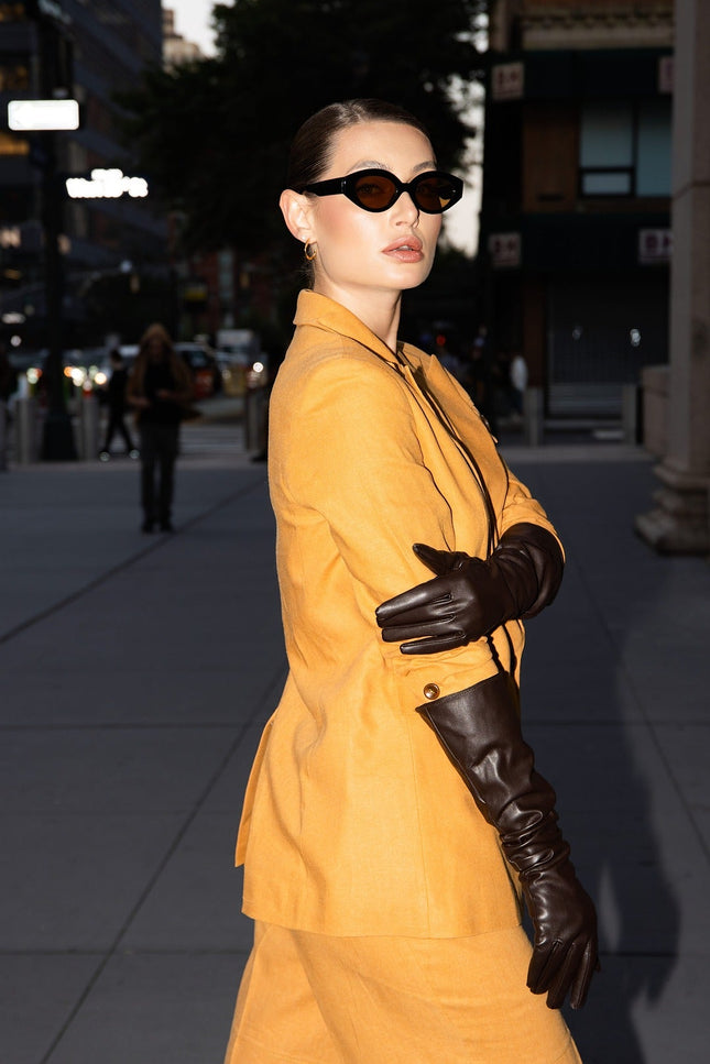 BÚDZIKO | SIENNA LINEN BERMUDA SHORTS