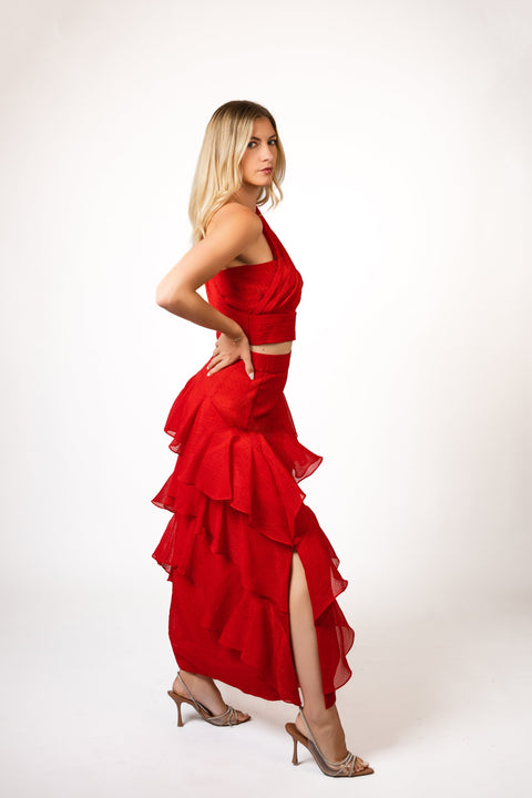 Muda Clothing | Komplet Top i spódnica maxi Valentina