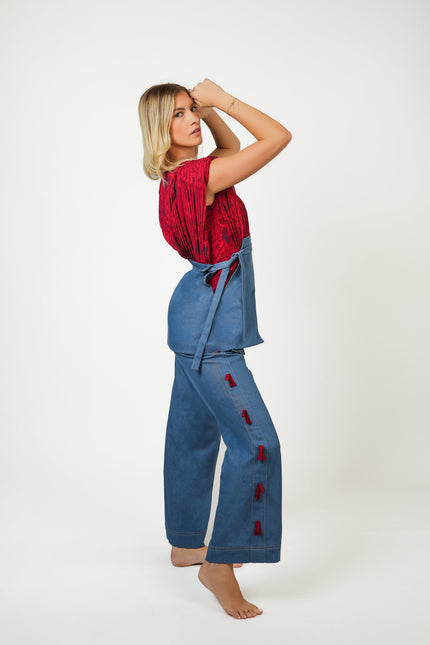 Muda Clothing | Komplet Top i Spodnie straight Sofhie