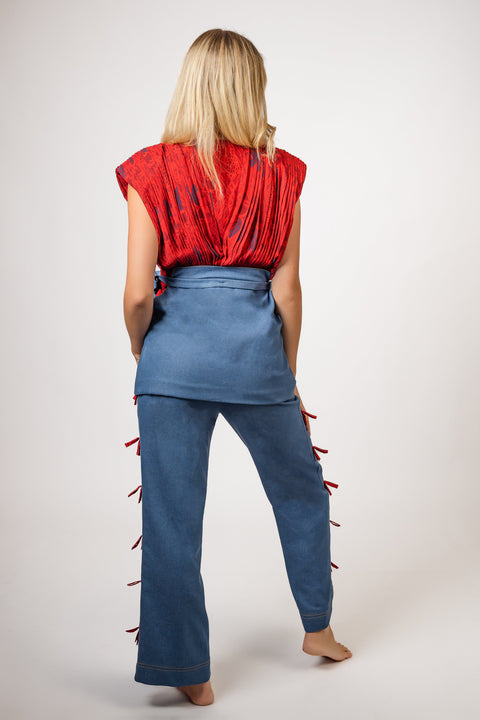 Muda Clothing | Komplet Top i Spodnie straight Sofhie